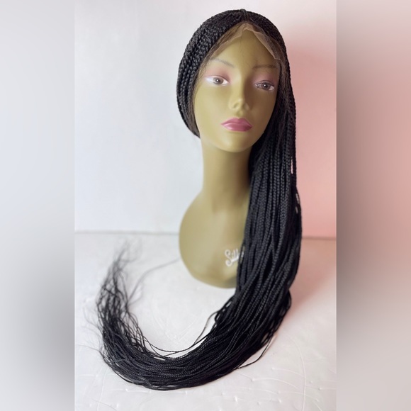 Box Braids Cornrow Lacefront Wig - Picture 1 of 5